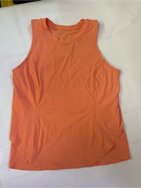Lululemon Orange Performance Tank Top size 4
